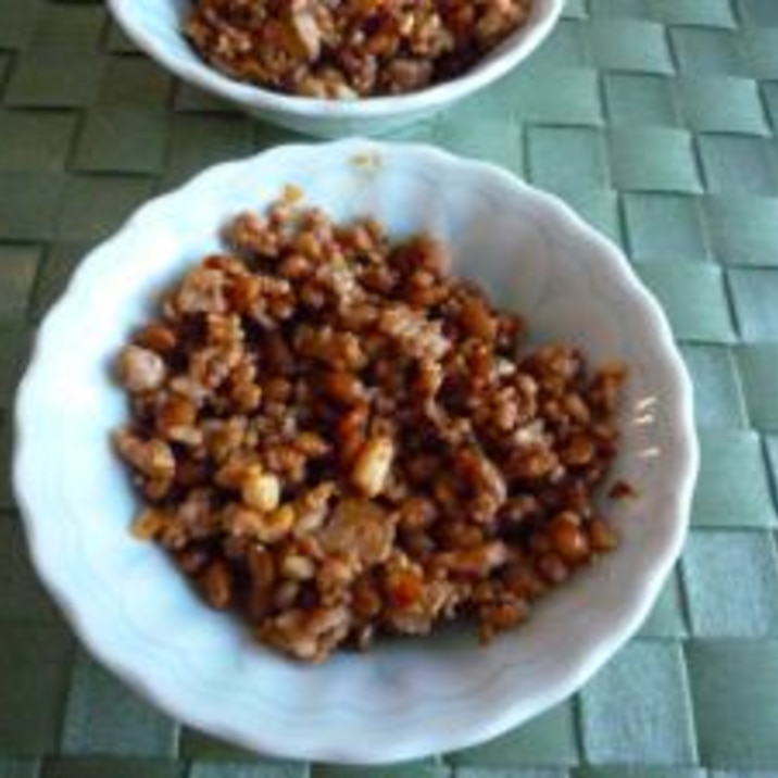 納豆の炒め物